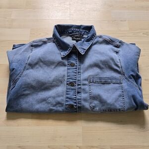 Well Worn Denim Pocket Jacket Size Large